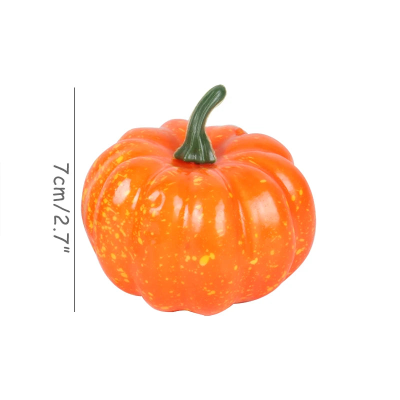 YOUMIKA  -  Artificial Pumpkin Autumn Fall Decoration Simulation fake Vegetable for Halloween Autumn Harvest Festival Home Table Decoration