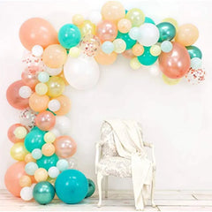 YOUMIKA   -  101pcs Balloons Garland arch Kit White Silver Rose Gold for Girl Kids Birthday Baby Shower Bridal Wedding Party Decoration