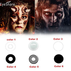 YOUMIKA  -  Cosplay Color Contact Lenses PURE Series Makeup Halloween Beauty Contact Lenses Eye Cosmetic Color Lens Eyes