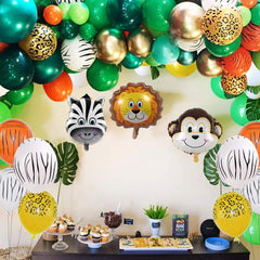 YOUMIKA   -  Animal Balloons Garland Kit Jungle Safari Theme Party Supplies Favors Kids Boys Birthday Party Baby Shower Decorations