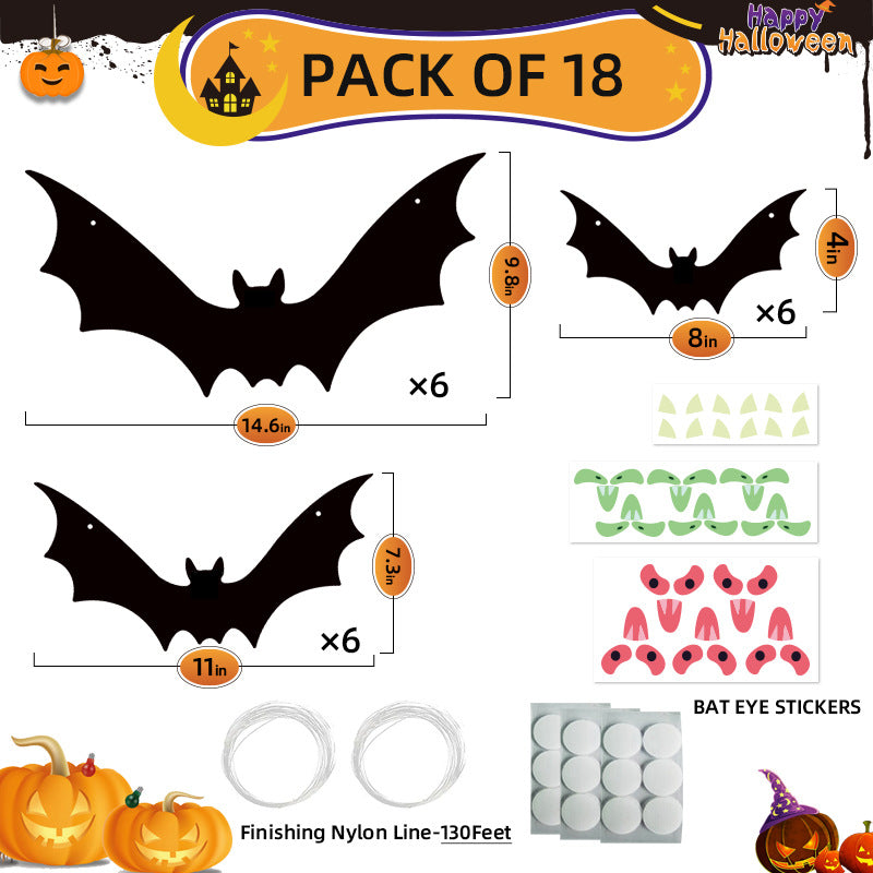 indoor halloween decor ideas Halloween Hanging Bat Halloween Decoration Customized Halloween Flying Bat with Glowing Eyes