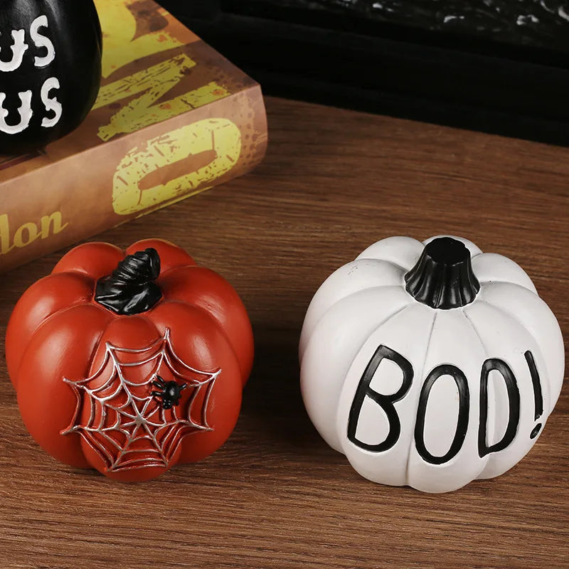 YOUMIKA  -  Halloween Ornaments Resin Thanksgiving Pumpkin Decoration Fall Pumpkin Fall Thanksgiving Harvest Home Decorations