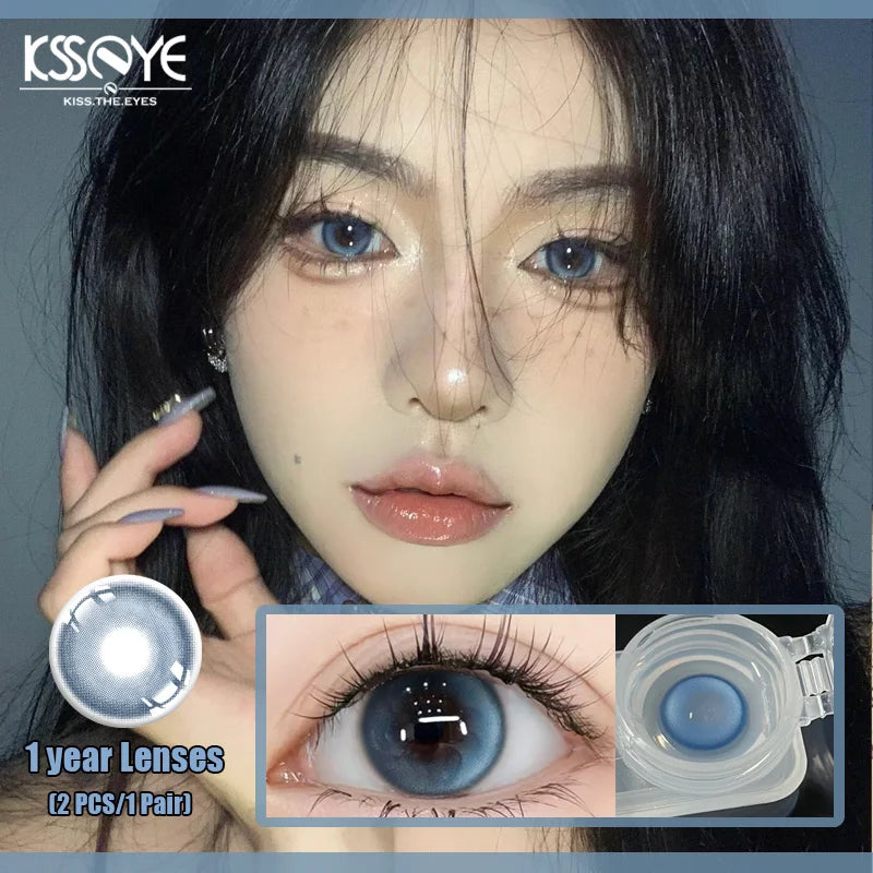 YOUMIKA  -  1Pair Myopia Color Contact Lenses for Eyes Fashion High Quality Beauty Pupil Student Colored Cosmetics New Free Shipping