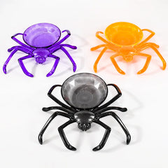 YOUMIKA  -  Halloween Spider Shaped Fruits Candy Basket Snack Cookie Bowl Plate Tray Kids Trick or Treat Halloween Party Table Decorations