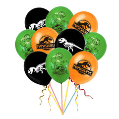 YOUMIKA  -  10Pcs Dinosaur Party Balloons for Boys Birthday Party Jurassic World Jungle Animal Latex Balls Decoration Baby Shower Kids Toy