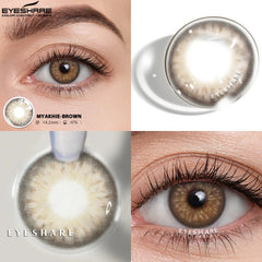 YOUMIKA  -  Natural Color Contact Lenses for Eyes 2pcs Cosmetic Blue Eyes Colored Lenses Yearly Beautiful Makeup Eyes Contact Lens