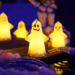 YOUMIKA  -  2/4Pcs Halloween Decoration Ghost Lights LED Luminous Pumpkin Lamp For Holiday Lighting Party Pendant Props Decorative Lights