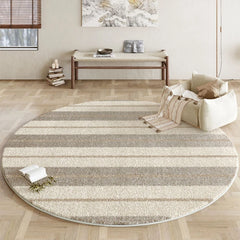 YOUMIKA  -  Wabi-sabi Style Living Room Decoration Round Carpet Large Area Plush Floor Mat Soft Fluffy Bedside Rug thicken Rugs for Bedroom