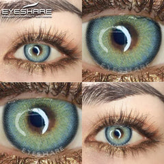 YOUMIKA  -  Color Lens Eyes 2pcs Natural Color Contact Lenses For Eyes Yearly Beauty Contact Lenses Eye Cosmetic blue Color Lens