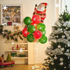 YOUMIKA  -  Christmas Tree Decoration Balloons Elderly Snowmen Store Windows Atmosphere Scene Arrangement Decoration Ornaments