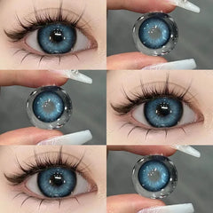 YOUMIKA  -   1 Pair New Colored Contact Lenses for Eyes Red Contacts Lenses Yearly Natural Fashion Blue Eyes Contacts Korean Lenses