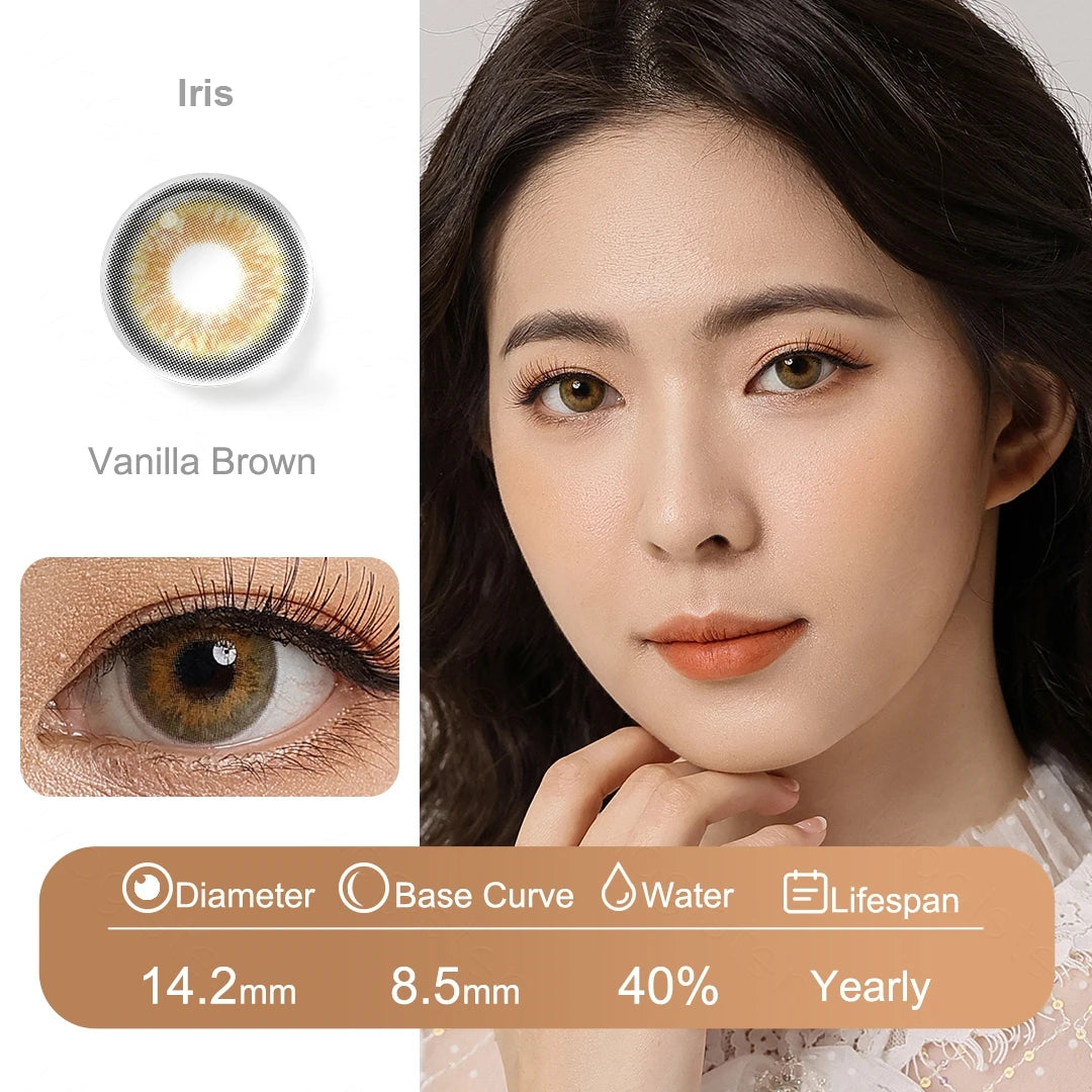 YOUMIKA  -  Contact Lens MYSTERY pupilentes de color Green Contact Lenses Colored Contact Lenses For Eyes 1Pair Eye Color Lens