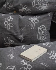 YOUMIKA  -  Nordic simple pastoral flower brown grey bedding set 1.5 1.8 2.0,full queen king home textile bed sheet pillow case quilt cover