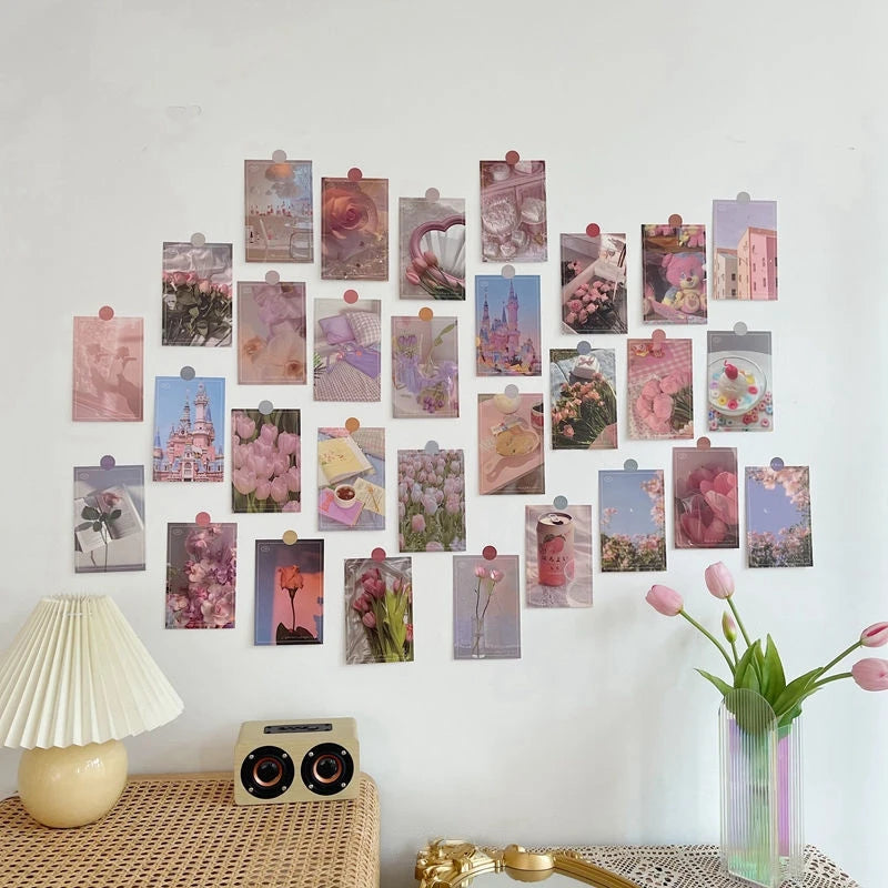 YOUMIKA  -  Ins Creative Art Decorative Card DIY Postcard Wallpapers Bedroom Living Room Background Wall Sticker Poster Greeting Cards