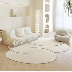 YOUMIKA  -  Carpet for Living Room Special-shaped Home Decoration Cloakroom Bedroom Plush Mat Large Area Coffee Tables Soft Rug