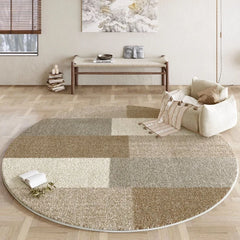 YOUMIKA  -  Wabi-sabi Style Living Room Decoration Round Carpet Large Area Plush Floor Mat Soft Fluffy Bedside Rug thicken Rugs for Bedroom