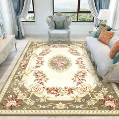 YOUMIKA  -  European Retro Living Room Decoration Carpet Light Luxury Bedroom Bedside Large Area Rug Home Balcony Porch Entry Non-slip Rugs