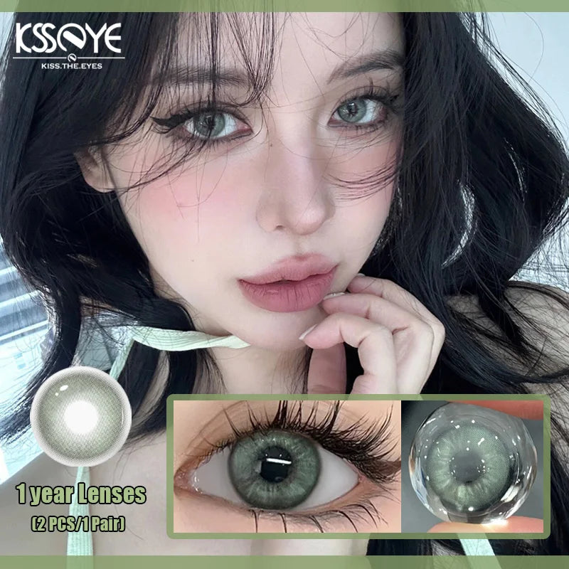 YOUMIKA  -  1Pair Myopia Color Contact Lenses for Eyes Fashion High Quality Beauty Pupil Student Colored Cosmetics New Free Shipping