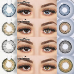 YOUMIKA  -  1 Pair Colored Contact Lenses Natural Look Brown Eyes Lenses Gray Contacts Blue Lenses Fast Delivery Green Eyes Lenses