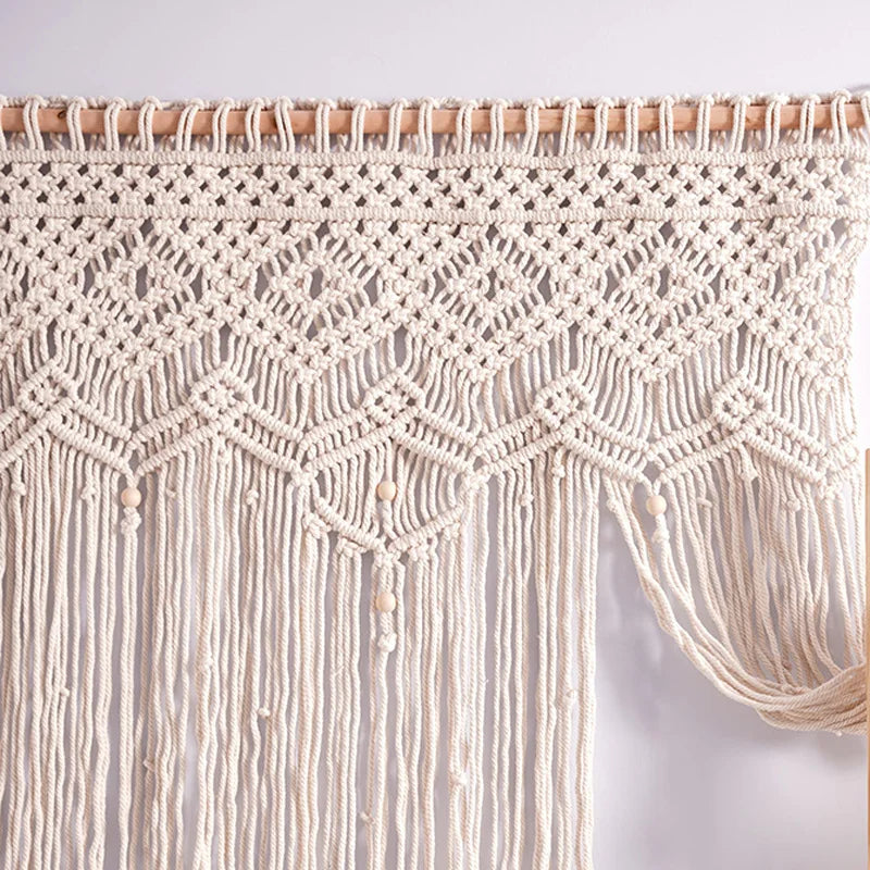 YOUMIKA  - Macrame Wall Hanging Tapestry, Woven, Bohemian Decor, Weddings, Christmas, Backdrop Decoration for Bedroom, Living Room,