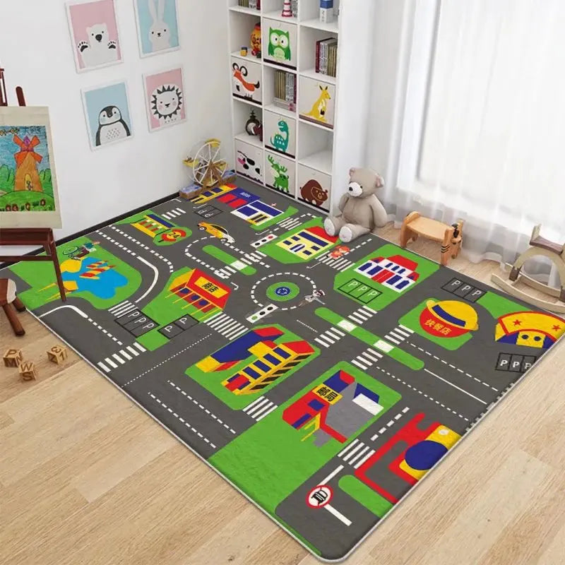 YOUMIKA  -  Cute Cartoon Living Room Decoration Carpet Home Children's Room Baby Crawling Game Carpets Modern Cloakroom Large Area Soft Rug