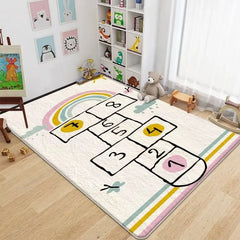 YOUMIKA  -  Cute Cartoon Living Room Decoration Carpet Home Children's Room Baby Crawling Game Carpets Modern Cloakroom Large Area Soft Rug