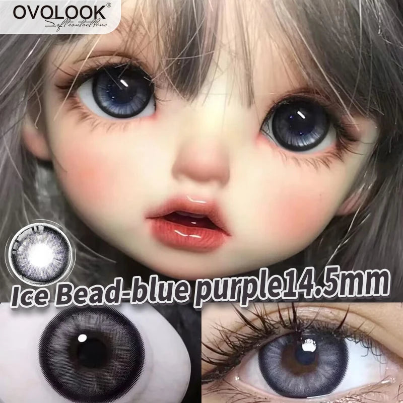 YOUMIKA  -  1 Pair Color Spectacle Lens Contact Lenses Beauty Natural Pupil Comestic Color Lens Eyes Myopia Lenses Eye Color Yearly