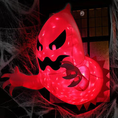 YOUMIKA  -  Unique Giant Window Ghost Scary Phantom Coming Out Of Window Blow Up Inflatable Halloween Party Outside Yard Garden Lawn Decor