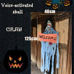 YOUMIKA  -  Halloween Hanging Ghost Haunted House Hanging Grim Witch Ghost Horror Props Electric Toys Home Door Bar Club Halloween Decor