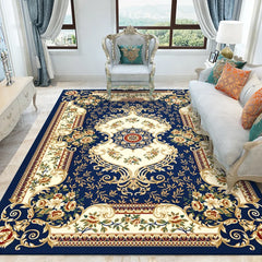 YOUMIKA  -  European Retro Living Room Decoration Carpet Light Luxury Bedroom Bedside Large Area Rug Home Balcony Porch Entry Non-slip Rugs