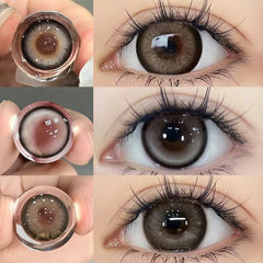 YOUMIKA  -  1 Pair High Quality Colorcon Colored Contact Lenses Myopia Lenses Soft Colored Cosmetics Beautiful Pupil Free Shipping