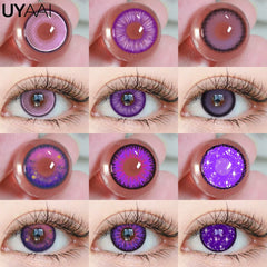 YOUMIKA  -   Halloween Cosplay Colored Contact Lenses for Eyes Anime Purple Lenses y2k Eye Contacts Anime Accessories for Hoshino