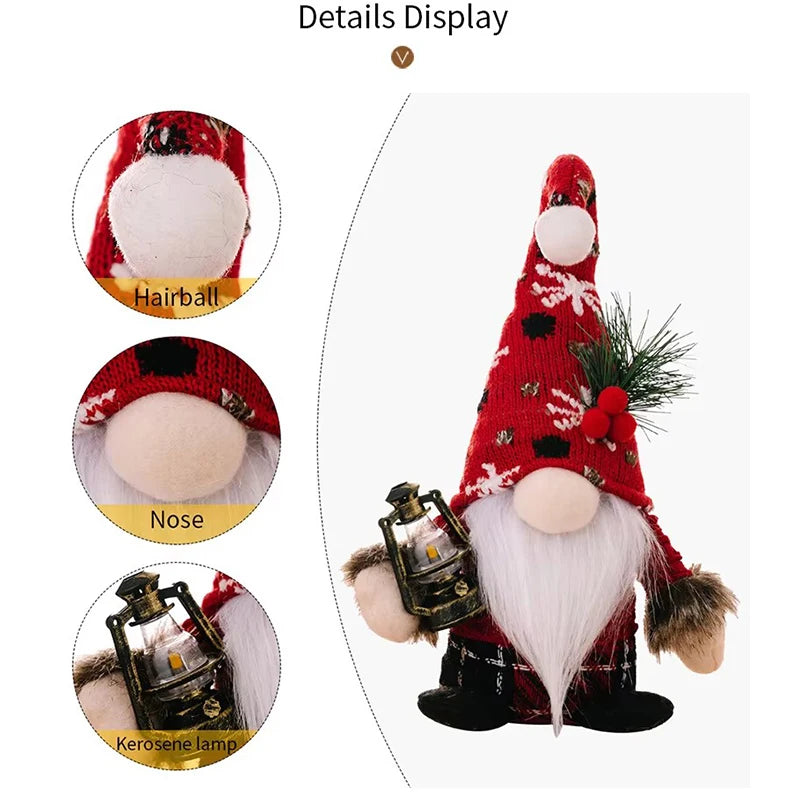 YOUMIKA  -  2024 Christmas Gnome Faceless Doll Ornament Merry Christmas Decorations For Home Navidad Natal Cristmas Xmas Gift New Year 2025