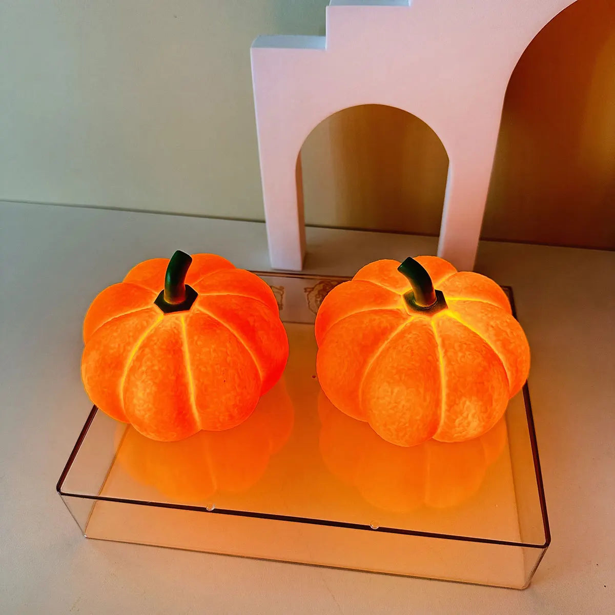 YOUMIKA  -  Halloween decoration Nightlight Bedroom dormitory pumpkin Creative nightlight soft light atmosphere nightlight with sleeping