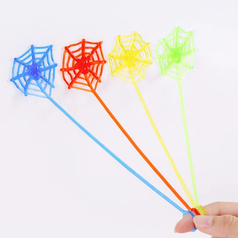 YOUMIKA  -  10/30Pcs Mini Sticky Spider Web Stretchable Children's Novelty Toys Birthday Party Favors Goodie Filler Halloween Party Supplies