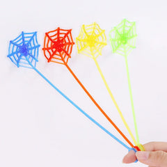 YOUMIKA  -  10/30Pcs Mini Sticky Spider Web Stretchable Children's Novelty Toys Birthday Party Favors Goodie Filler Halloween Party Supplies