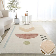 YOUMIKA  -  Modern Simple Bedroom Bedside Fluffy Soft Carpet Japanese Living Room Decoration Carpets Home Balcony Bay Window Porch Soft Rug