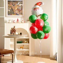 YOUMIKA  -  Christmas Tree Decoration Balloons Elderly Snowmen Store Windows Atmosphere Scene Arrangement Decoration Ornaments