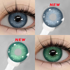 YOUMIKA  -  New Colored Contacts Lenses for Eyes Fashion Blue Contact Lens Brown Lenses Gray Pupils Yearly Cosmetic Green Contacts