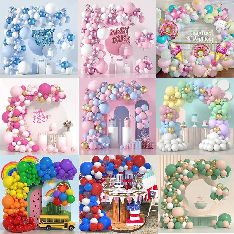 YOUMIKA  -  Boy and Girl Arch Garland Kit For Baby Shower Birthday Engagement Gender Reveal Party Decoration Balloons