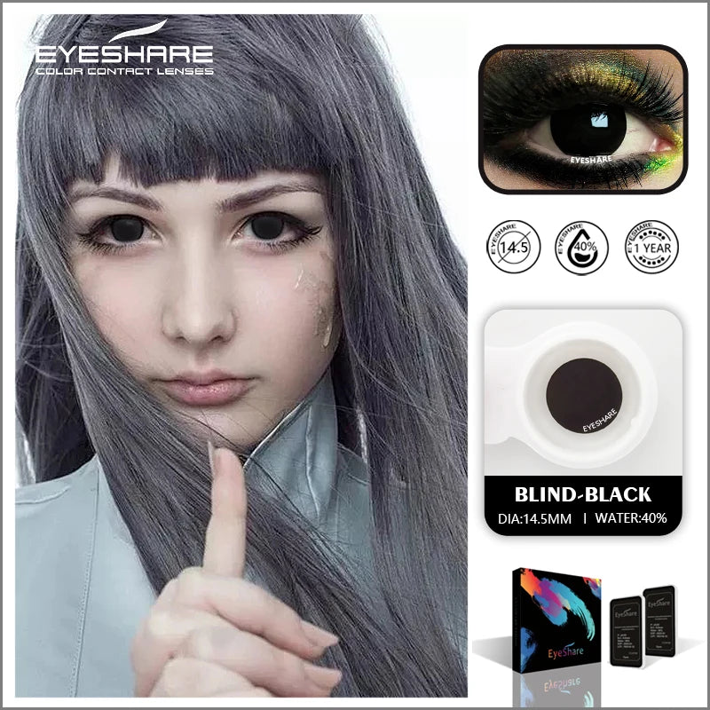 YOUMIKA  -  Color Contact Lenses for Eyes Anime Cosplay Colored Lenses Blue Green Halloween Lenses Contact Lens Beauty Makeup