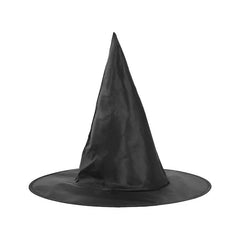 YOUMIKA  -  5Pcs Unisex Halloween Witch Hat for Kids Adults Halloween Party Cosplay Costume Props Decoration Accessories Black Wizard Cap