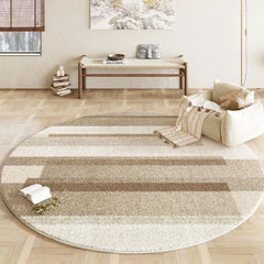 YOUMIKA  -  Wabi-sabi Style Living Room Decoration Round Carpet Large Area Plush Floor Mat Soft Fluffy Bedside Rug thicken Rugs for Bedroom