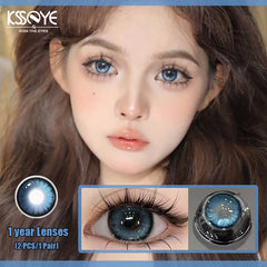 YOUMIKA  -  1Pair Myopia Color Contact Lenses for Eyes Fashion High Quality Beauty Pupil Student Colored Cosmetics New Free Shipping