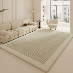 YOUMIKA  -  Simple Lines Living Room Decoration Carpet Modern Bedroom Bedside Plush Carpets Light Luxury Study Room Cloakroom Non-slip Rug