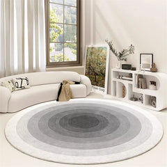 YOUMIKA  -  Round Cream Color Carpet Simple Living Room Decoration Carpets Home Bedroom Bedside Fluffy Soft Rug Modern Cloakroom Plush Rugs