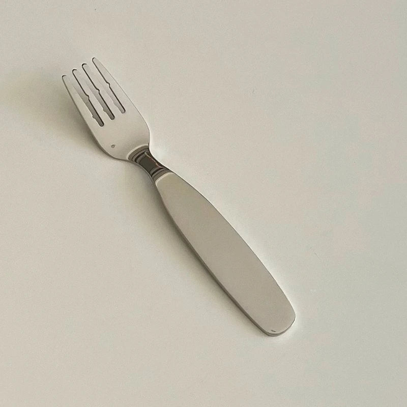 YOUMIKA  -  304 Stainless Steel Cute Rice Spoon Fork Spoon Household Practical and Anti Drop Tableware