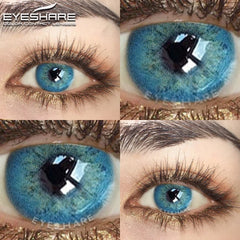 YOUMIKA  -  2pcs Natural Color Contact Lenses for Eyes Green Contact Lens Blue Eyes Lenses Beauty Cosmetic Makeup EyeContacts Lens