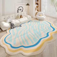 YOUMIKA  - Simple Irregular Living Room Carpet Modern Bedroom Bedside Thickened Large Plush Carpets Home Cloakroom Fluffy Soft Non-slip Rug