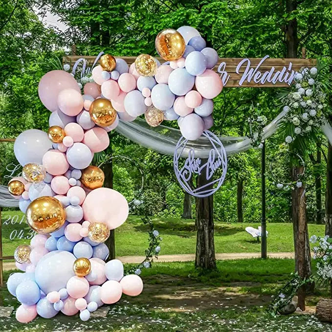 YOUMIKA  -  Balloon Garland Arch Kit Balloons Set for Wedding Birthday Baby Shower Graduation Anniversary Bachelorette Party Decorations